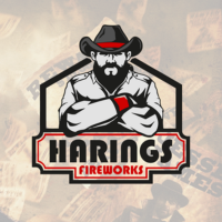 Harings vuurwerk logo