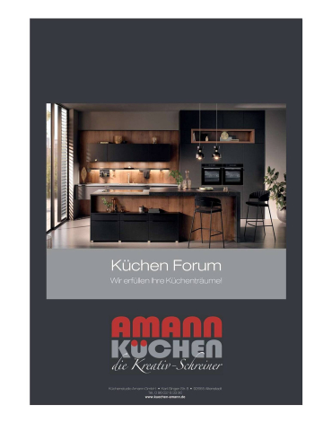 Amann Küchen Prospekt cover image