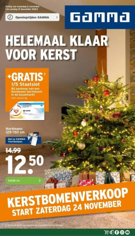 GAMMA Kerst Folder cover image